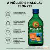 Möller’s Baby omega-3 halolaj A- és D-vitaminnal 4 hetes kortól 250 ml