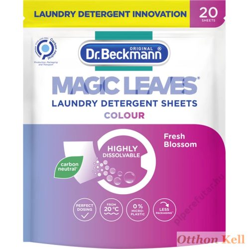 Dr. Beckmann Magic Leaves Colour mosókendő 20 darab