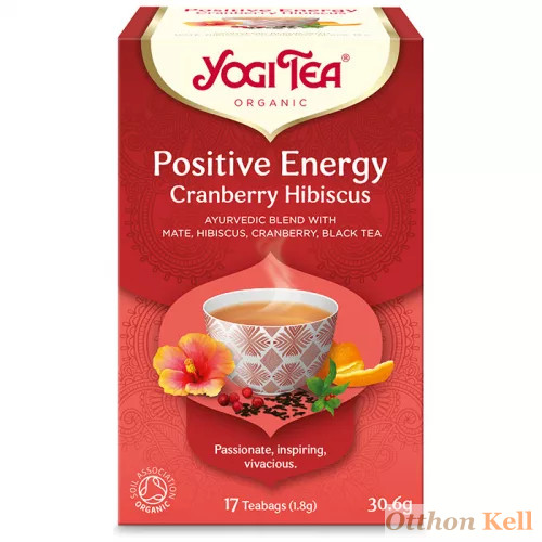 Yogi Tea® Pozitív energia bio tea tőzegáfonyával és hibiszkusszal